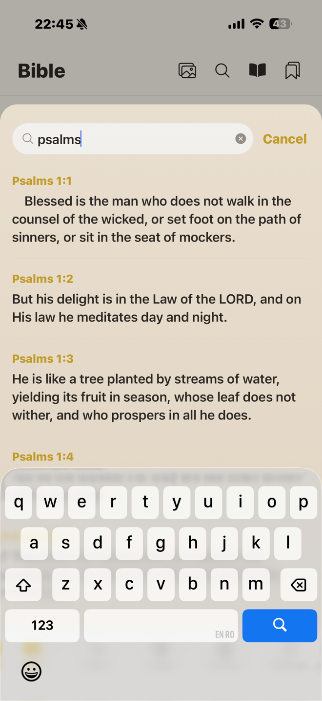 Search verses